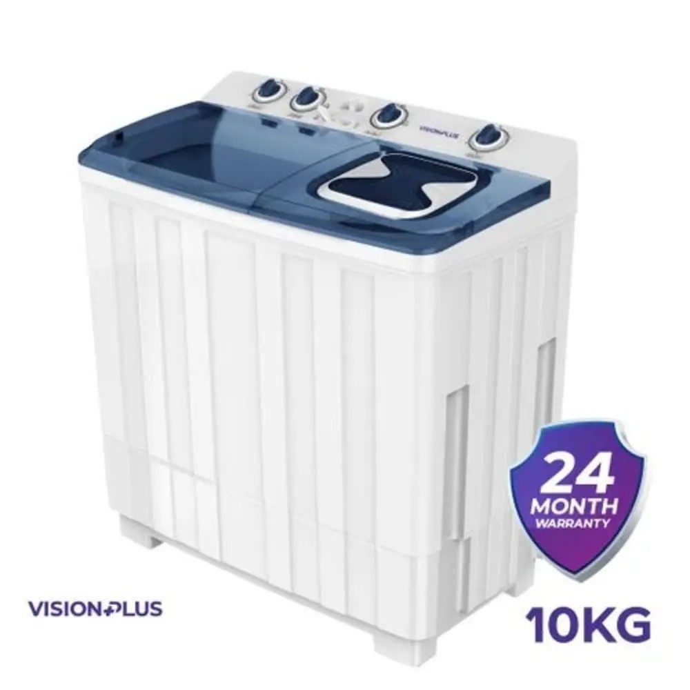 Vision Plus 10KG Twin Tub Washing Machine