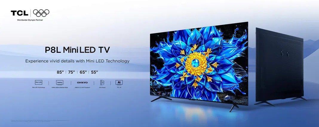 TCL 65" P8L QLED 4K Google TV